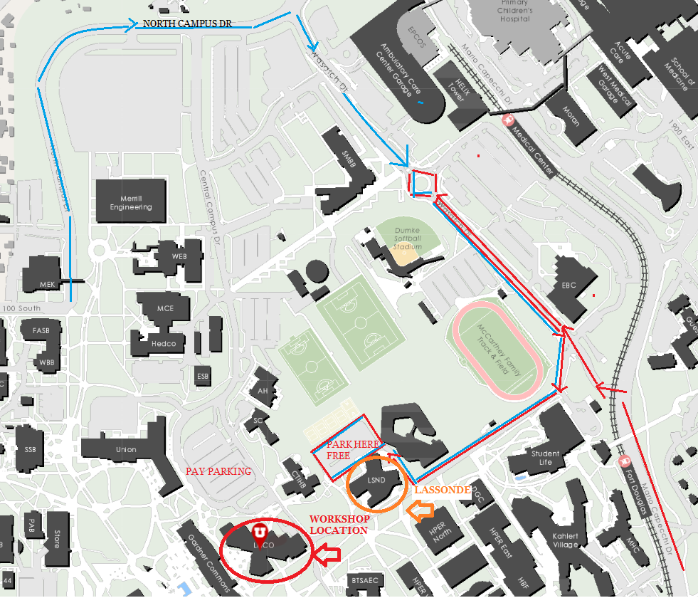 Lassonde Parking map